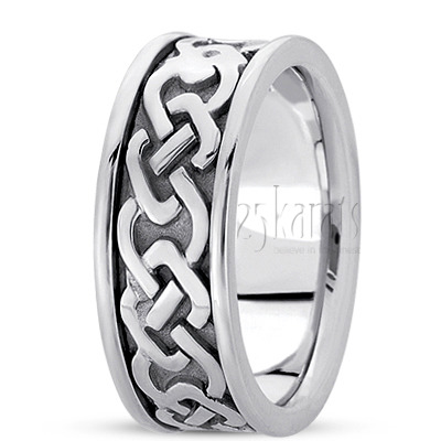 Sailors Celtic Knot Wedding Ring - view 2