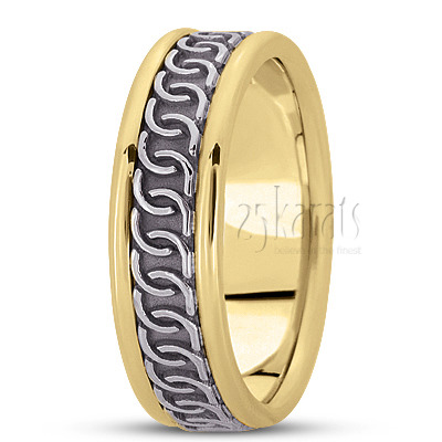 Classic Celtic Wedding Band - view 4