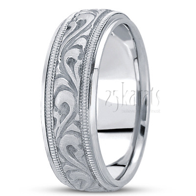 Elegant Antique Wedding Ring - view 2