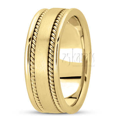 Bestseller Satin Hand Braided Wedding Ring  - view 2