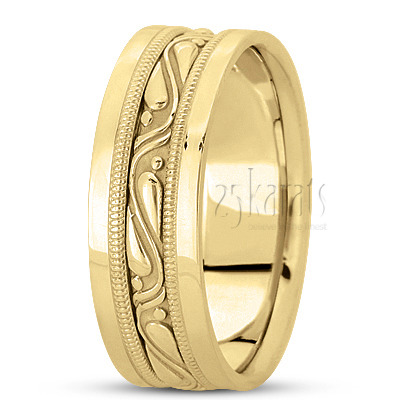 Hand Made Celtic Wedding Band - view 2