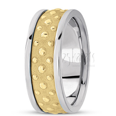 Exquisite Modern Handmade Wedding Ring  - view 3 of 5