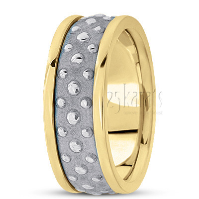 Exquisite Modern Handmade Wedding Ring  - view 4 of 5