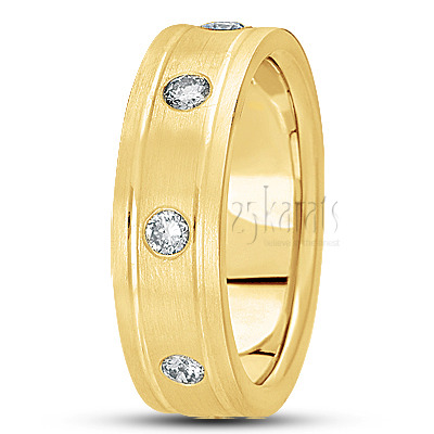 Traditional Diamond Wedding Ring  - view 2