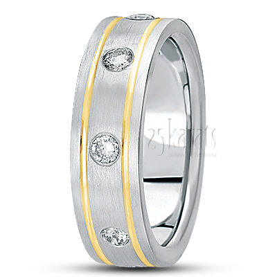 Traditional Diamond Wedding Ring  - view 3