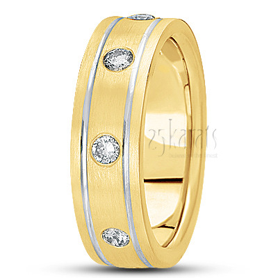 Traditional Diamond Wedding Ring  - view 4