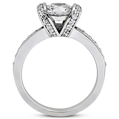 Contemporary Ribbon Diamond Ring (0.42 ct. t.w.) - view 2