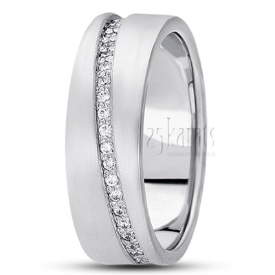 All-around Diamond Wedding Band  - view 2