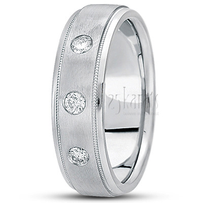 Classic Diamond Wedding Ring - view 2