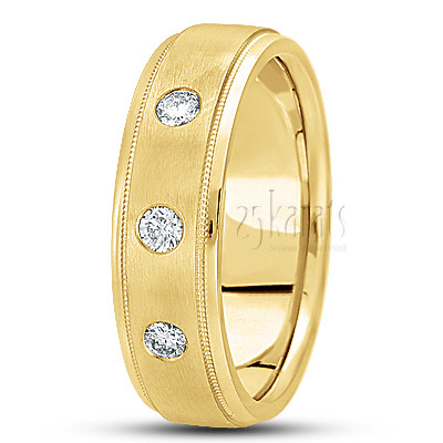 Classic Diamond Wedding Ring - view 3