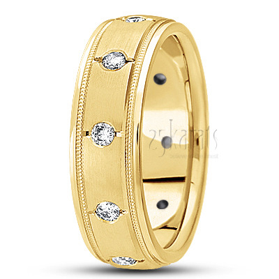 Elegant Diamond Wedding Ring - view 2