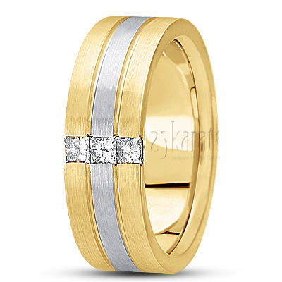 Channel Set Diamond Wedding Ring