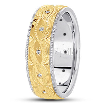 Elaborate Diamond Wedding Band - view 3