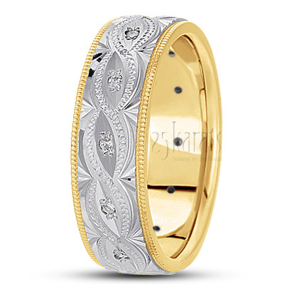 Elaborate Diamond Wedding Band - view 4