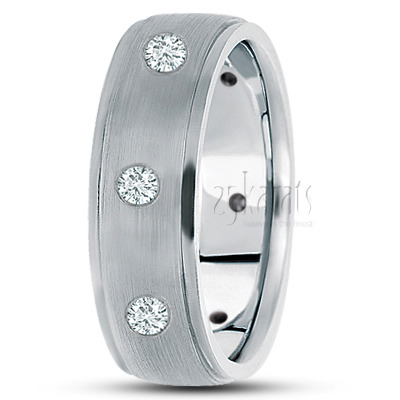 Classic Diamond Wedding Band  - view 2