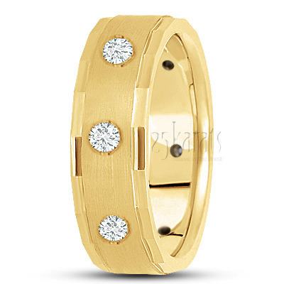 Attractive Diamond Wedding Band  - view 3