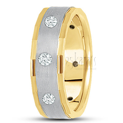 Attractive Diamond Wedding Band  - view 4