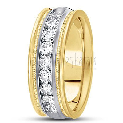 Channel Set Diamond Wedding Band 0.99 ct.tw - view 4