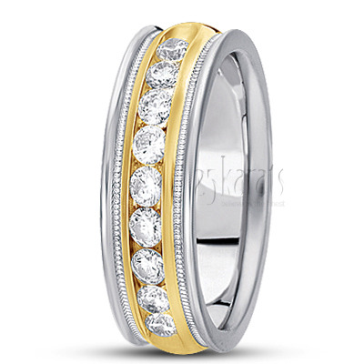 Channel Set Diamond Wedding Ring (0.72 ct.tw) - view 4