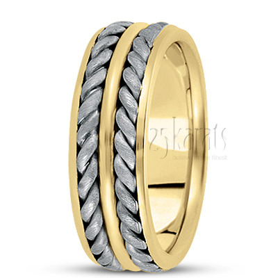 Exquisite Hand Woven Wedding Band  - view 4