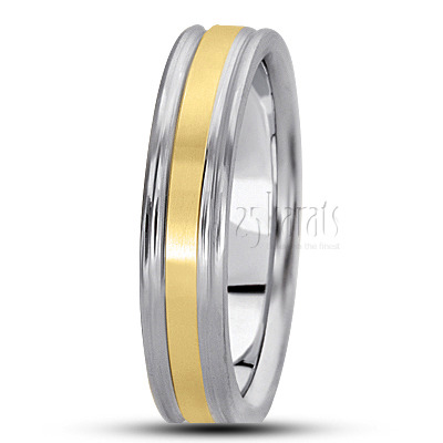 Exquisite Satin Diamond Carved Wedding Band  - view 11