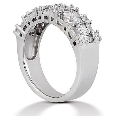 Multi-Shape Prong Set Fancy Women Anniversary Ring (2 1/5 ct. tw.) - view 3