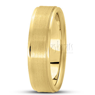 Classic Flat Basic Design Wedding Ring - view 2 of 7