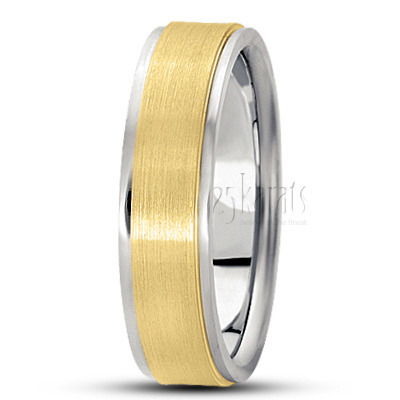 Classic Flat Basic Design Wedding Ring - view 3 of 7