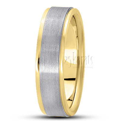 Classic Flat Basic Design Wedding Ring - view 4 of 7