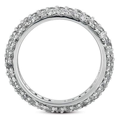 0.92 ct. t.w. Diamond Eternity Wedding Band - view 3