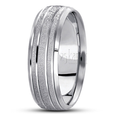 Fine Stoned Basic Designer Wedding Ring  - view 2