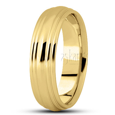 Stylish High Polished Basic Design Wedding Band  - view 3