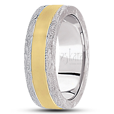 Stylish Fancy Design Wedding Band  - view 4