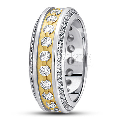 Magnificent All-around Diamond Wedding Band - view 3