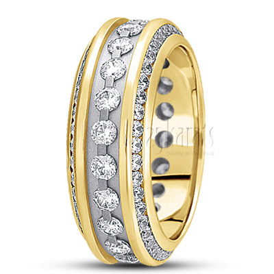 Magnificent All-around Diamond Wedding Band - view 4