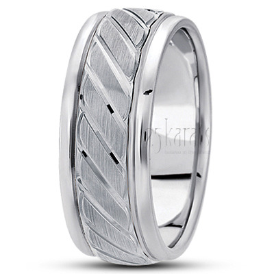 Custom Basic Design Wedding Band  - view 2