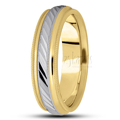 Exquisite Milgrain Designer Wedding Band  - view 4