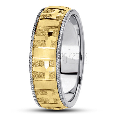 Exquisite Religious Wedding Ring  - view 3