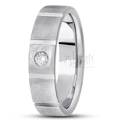 Traditional Diamond Wedding Ring - view 2