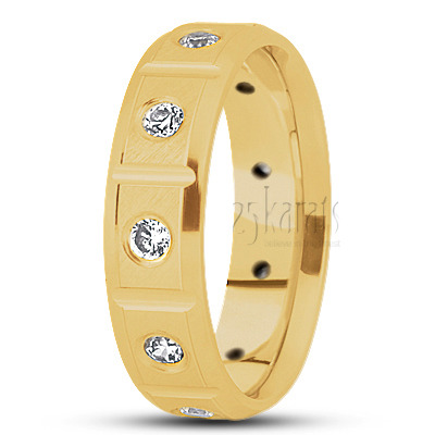 All-Around Diamond Wedding Band - view 2