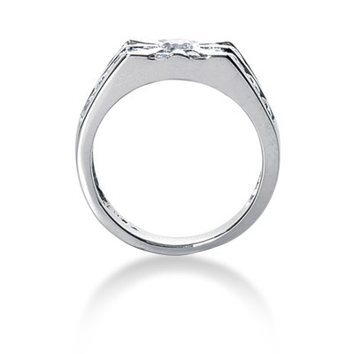 1.59 ct. Round Cut Fancy Diamond Men Ring - view 2 of 2