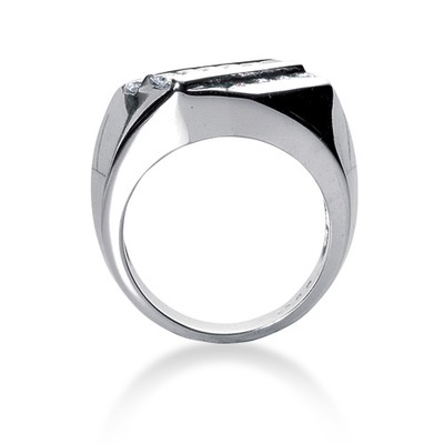 1.20 ct. Multi-shape Channel Set Diamond Men Ring - view 2