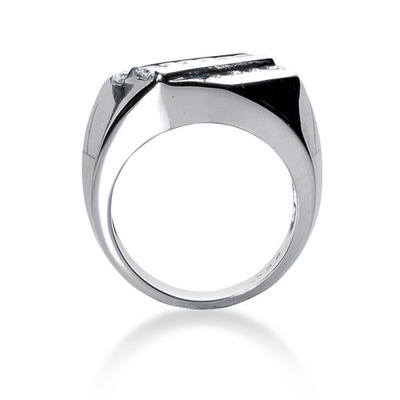 1.20 ct. Multi-shape Channel Set Diamond Men Ring - view 2 of 2