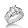 Straight Baguette Channel Set Diamond Engagement Ring (2.40 ct. t.w.)