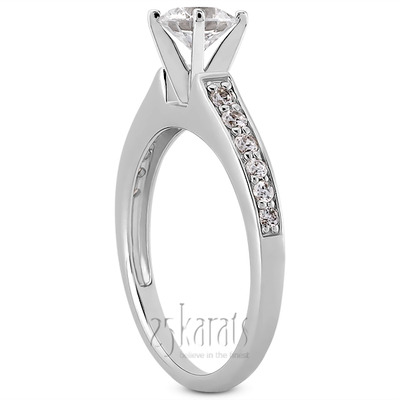 Diamond Accented Bridal Ring (0.23 t.c.w.) - view 15