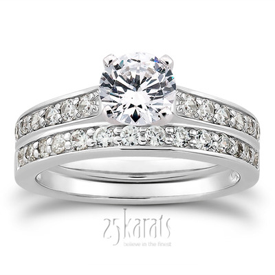 Diamond Accented Bridal Ring (0.23 t.c.w.) - view 27