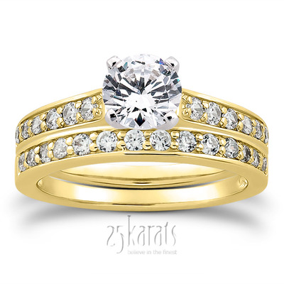 Diamond Accented Bridal Ring (0.23 t.c.w.) - view 26