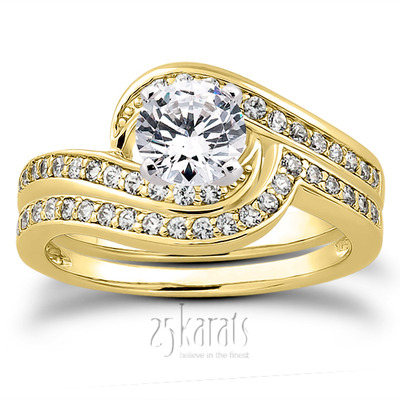 0.21 ct. Diamond Bridal Ring - view 6