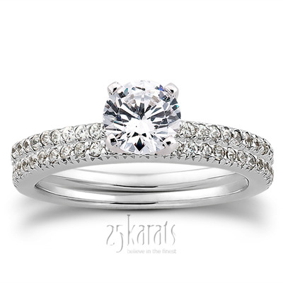 Petite Design Diamond Engagement Ring (0.18 ct.tw.) - view 25