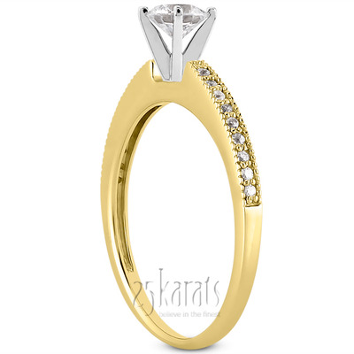 0.11 ct. Diamond Bridal Ring - view 4